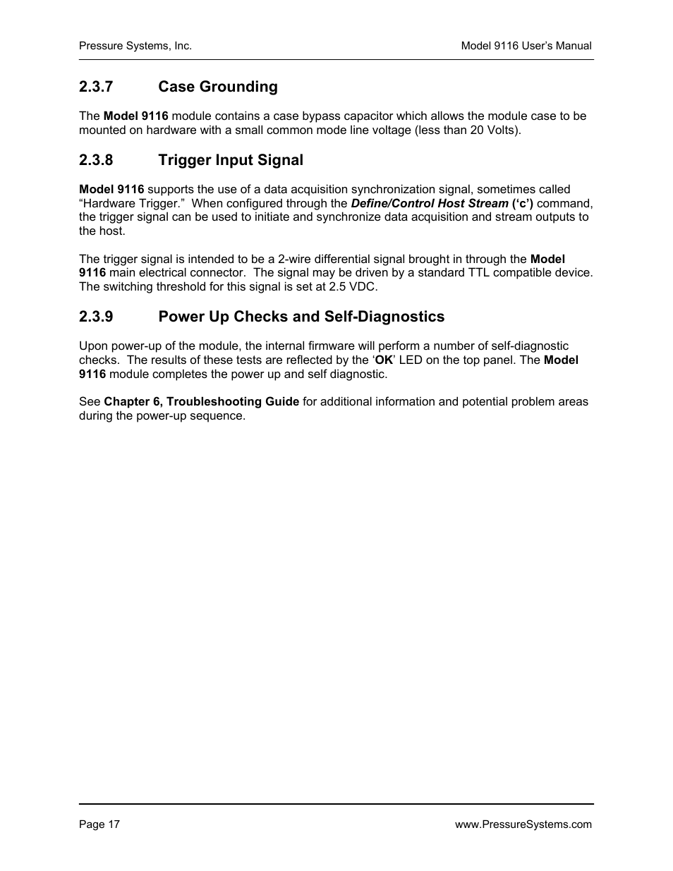 Measurement Specialties 9116 User Manual | Page 26 / 143