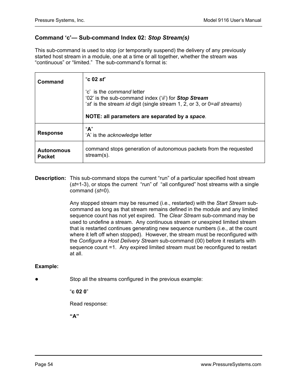 Measurement Specialties 9116 User Manual | Page 63 / 143
