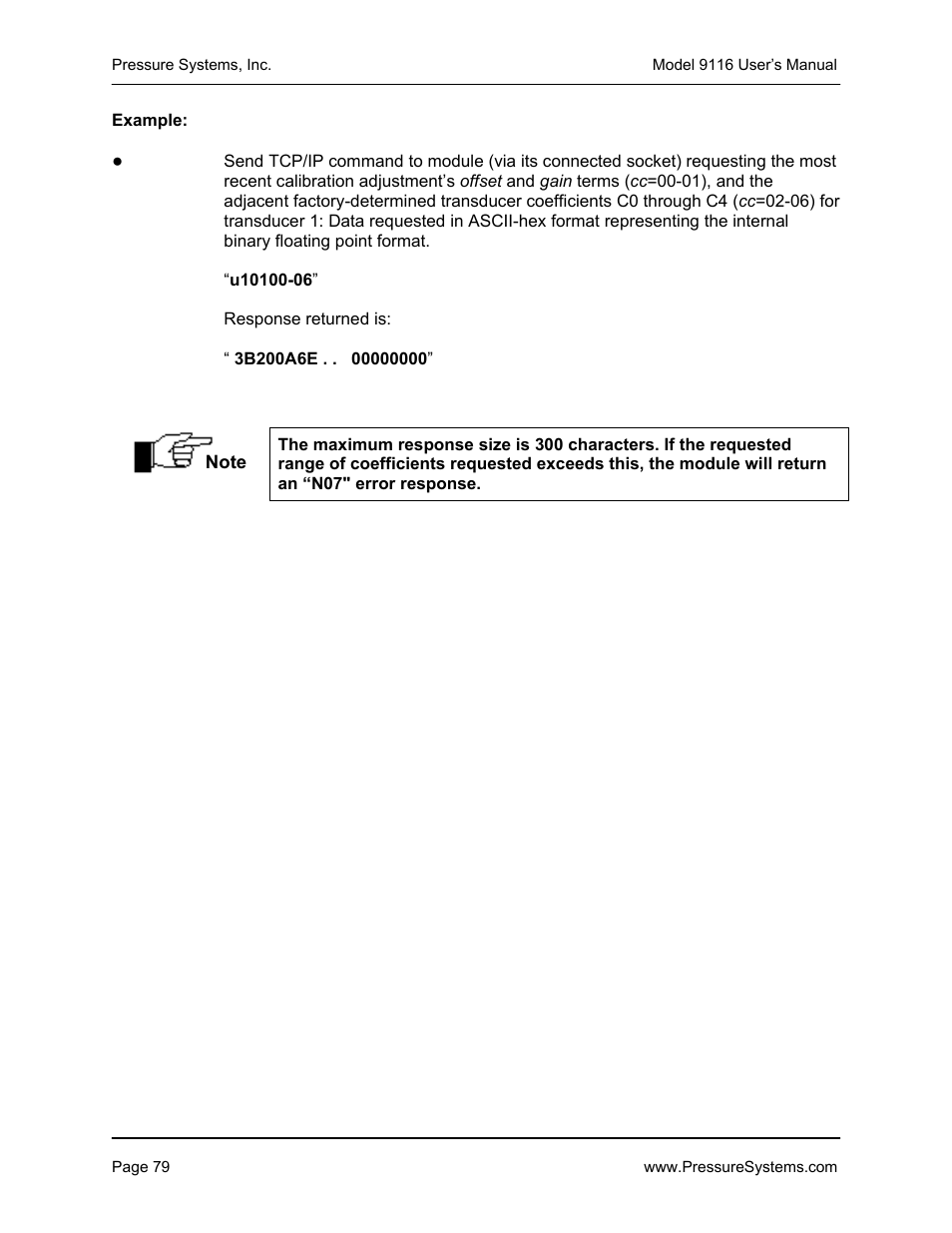 Measurement Specialties 9116 User Manual | Page 88 / 143