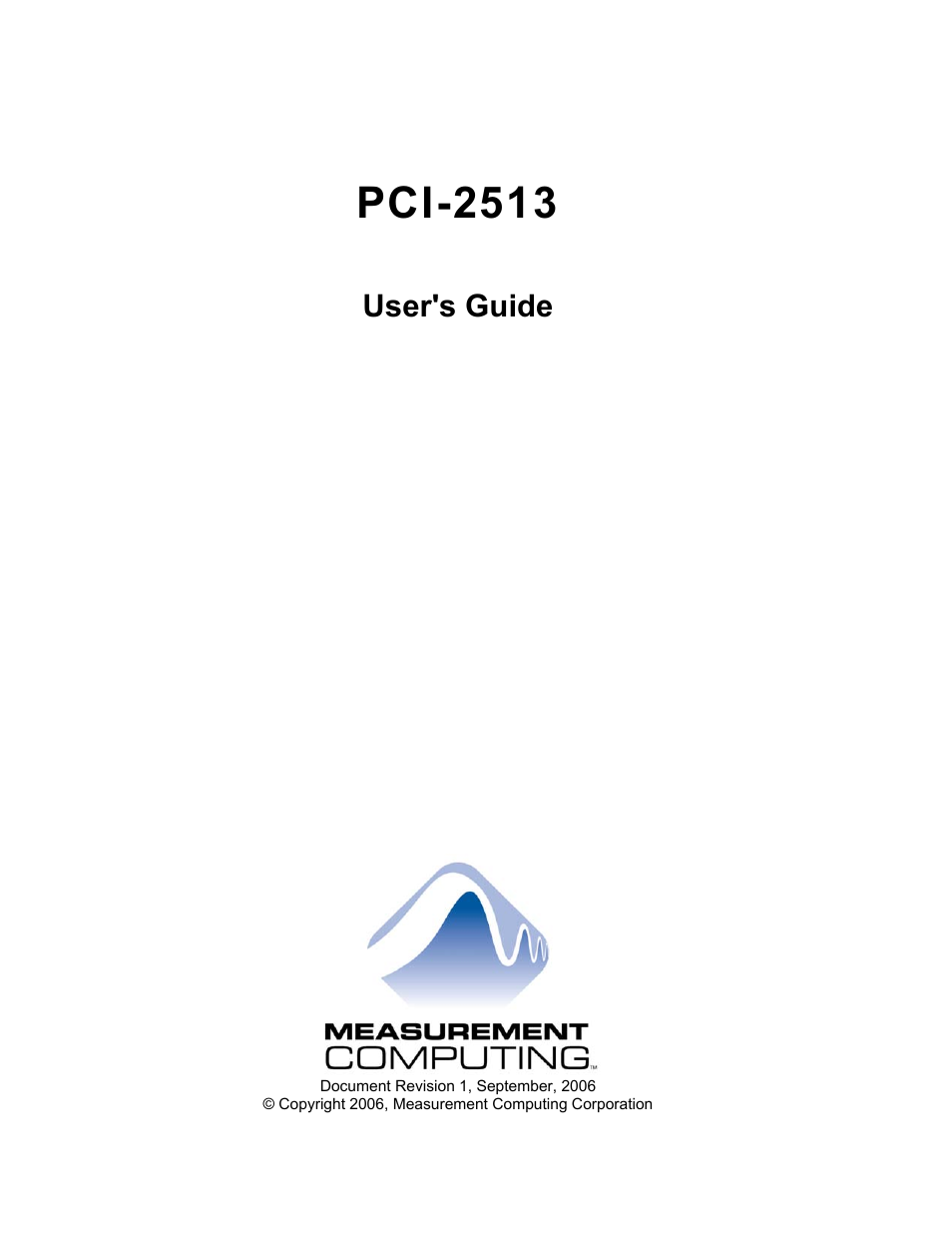 Pci-2513, User's guide | Measurement Specialties PCI-2513 User Manual | Page 2 / 34