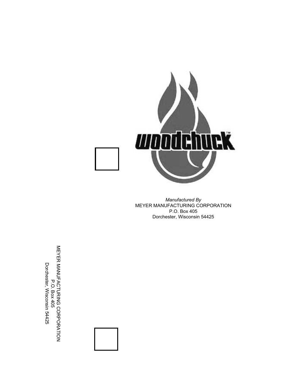 Meyer WOODCHUCK 526 User Manual | Page 36 / 36
