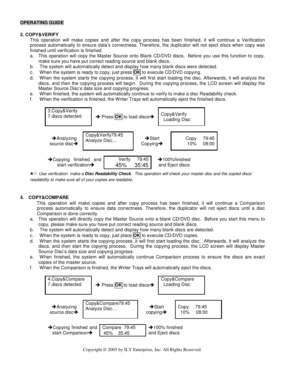 ILY Enterprise CD/DVD Duplicator User Manual | Page 10 / 21