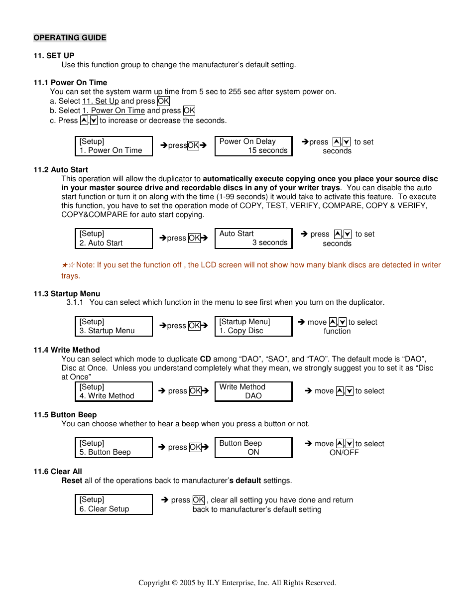 ILY Enterprise CD/DVD Duplicator User Manual | Page 17 / 21