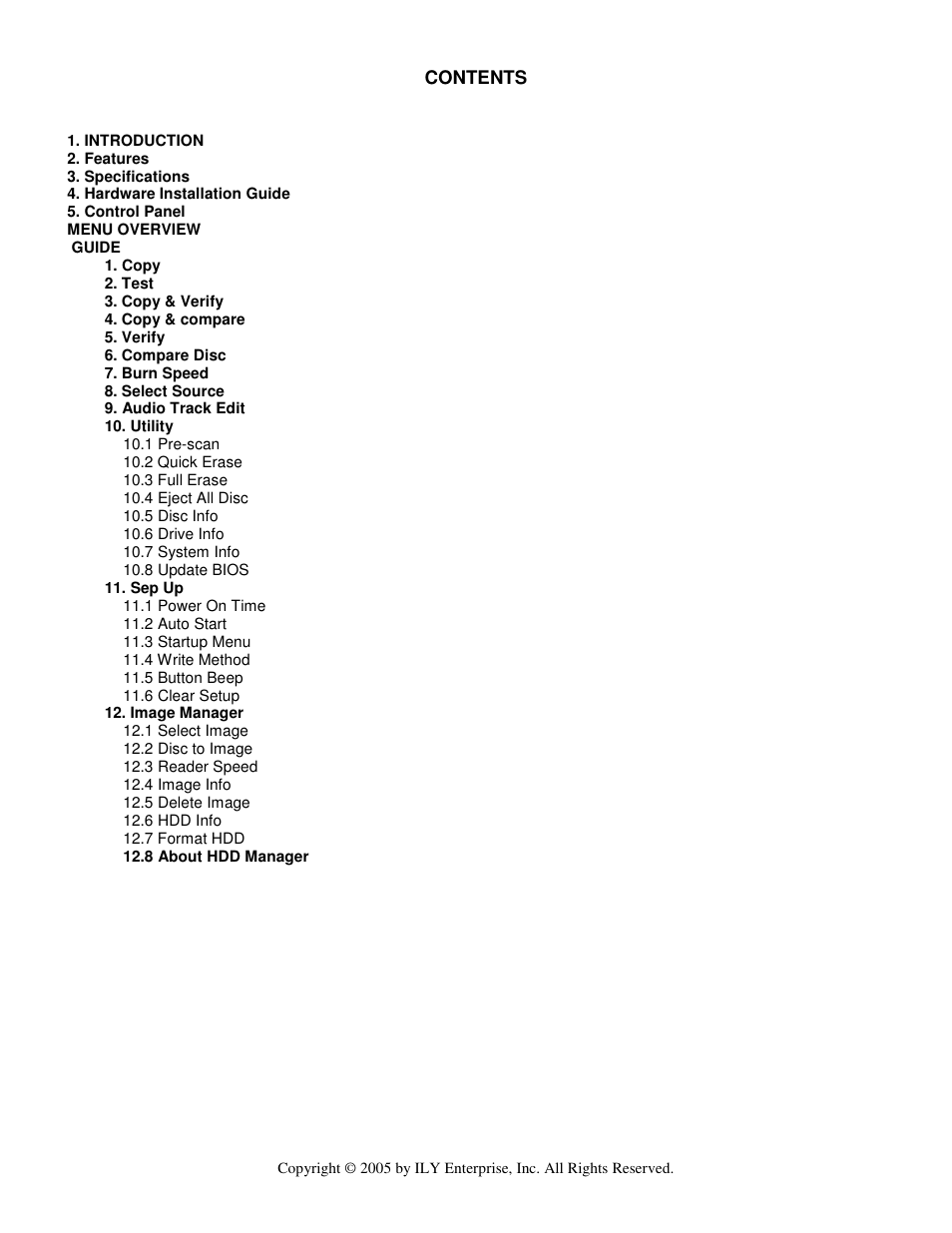 ILY Enterprise CD/DVD Duplicator User Manual | Page 2 / 21