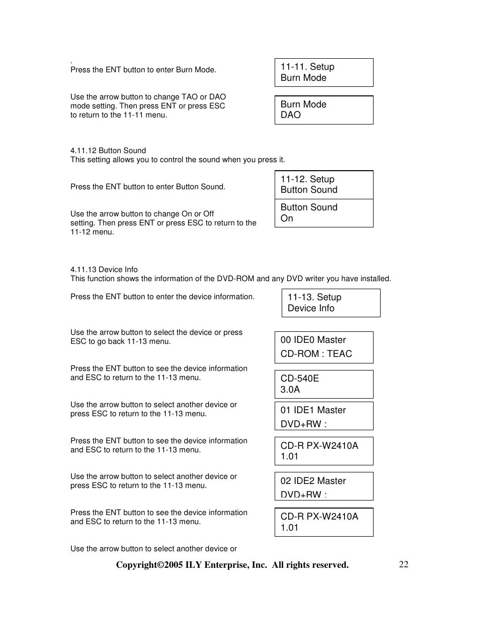 ILY Enterprise 3 User Manual | Page 22 / 28