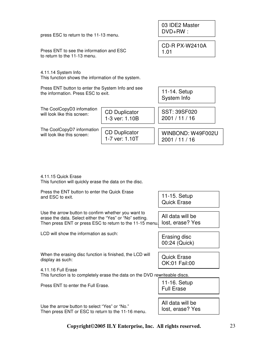 ILY Enterprise 3 User Manual | Page 23 / 28