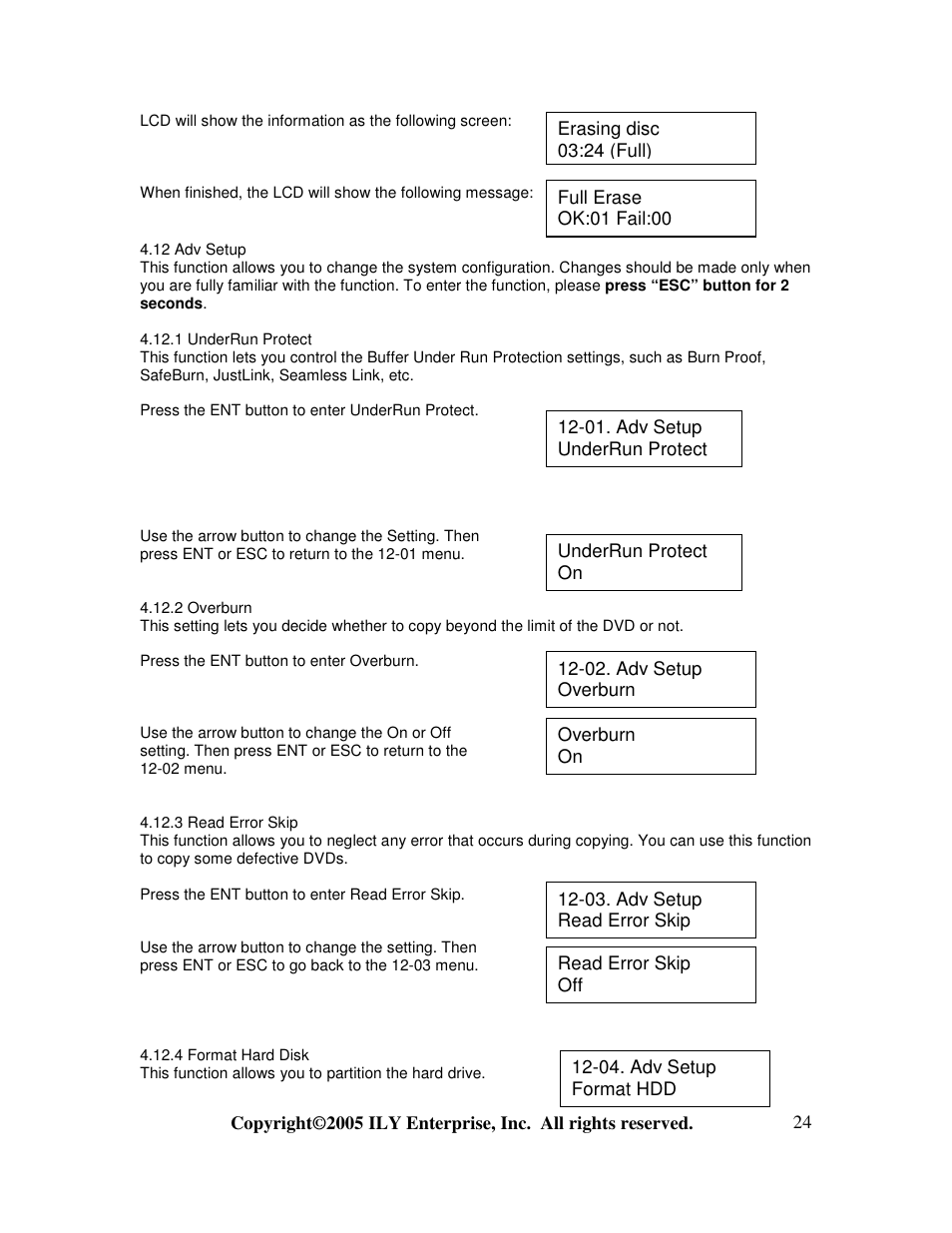 ILY Enterprise 3 User Manual | Page 24 / 28