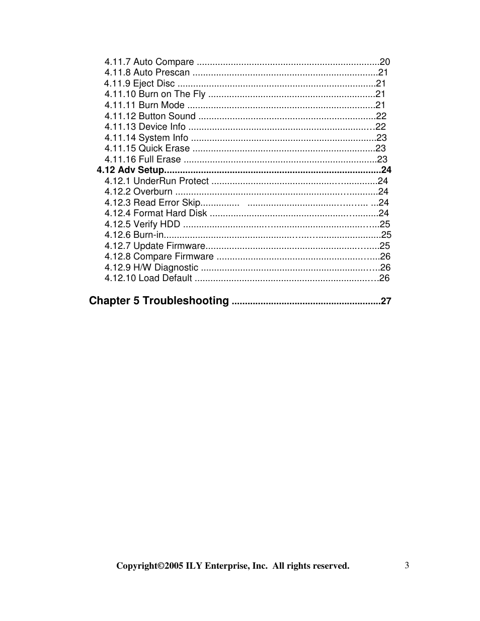 ILY Enterprise 3 User Manual | Page 3 / 28