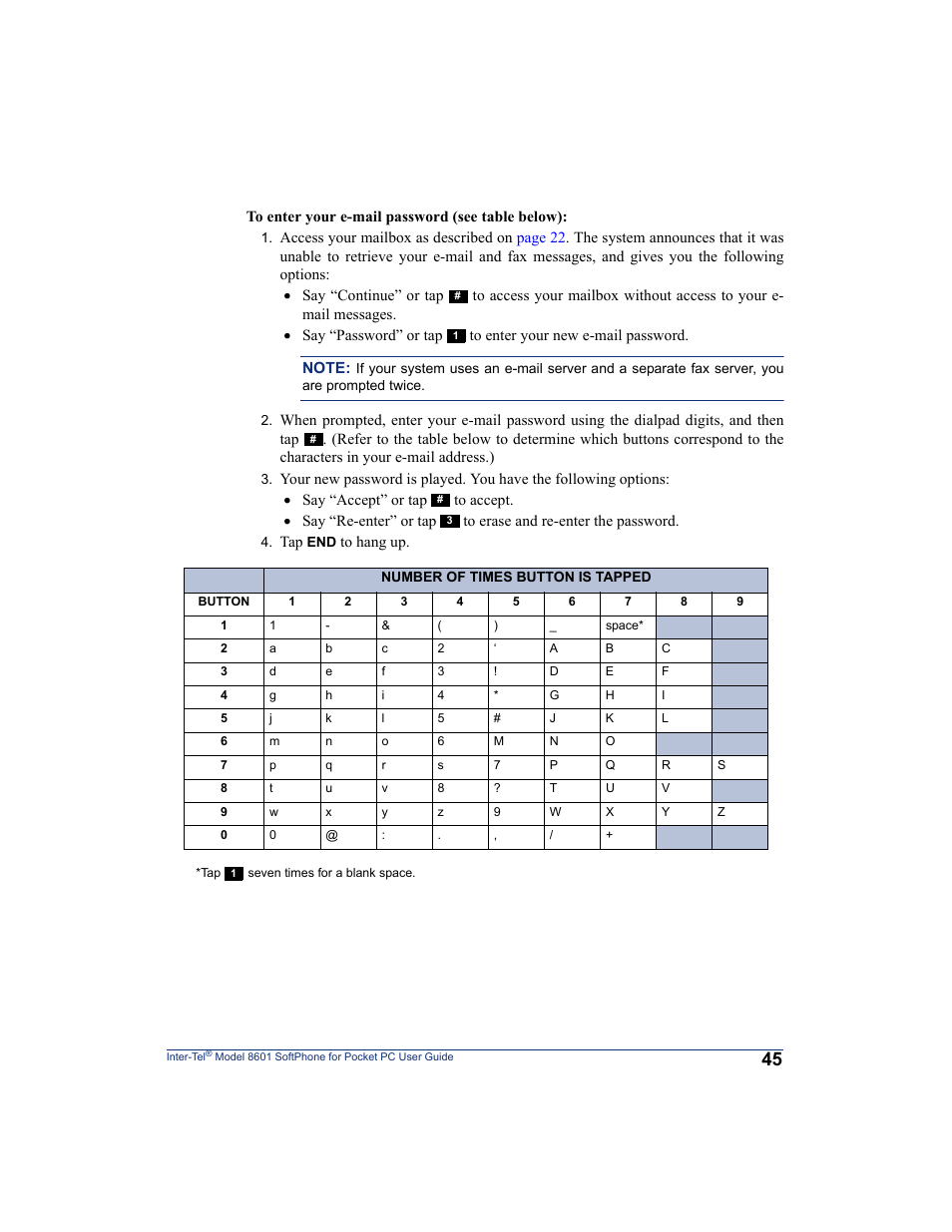 Inter-Tel SoftPhone 8601 User Manual | Page 51 / 66