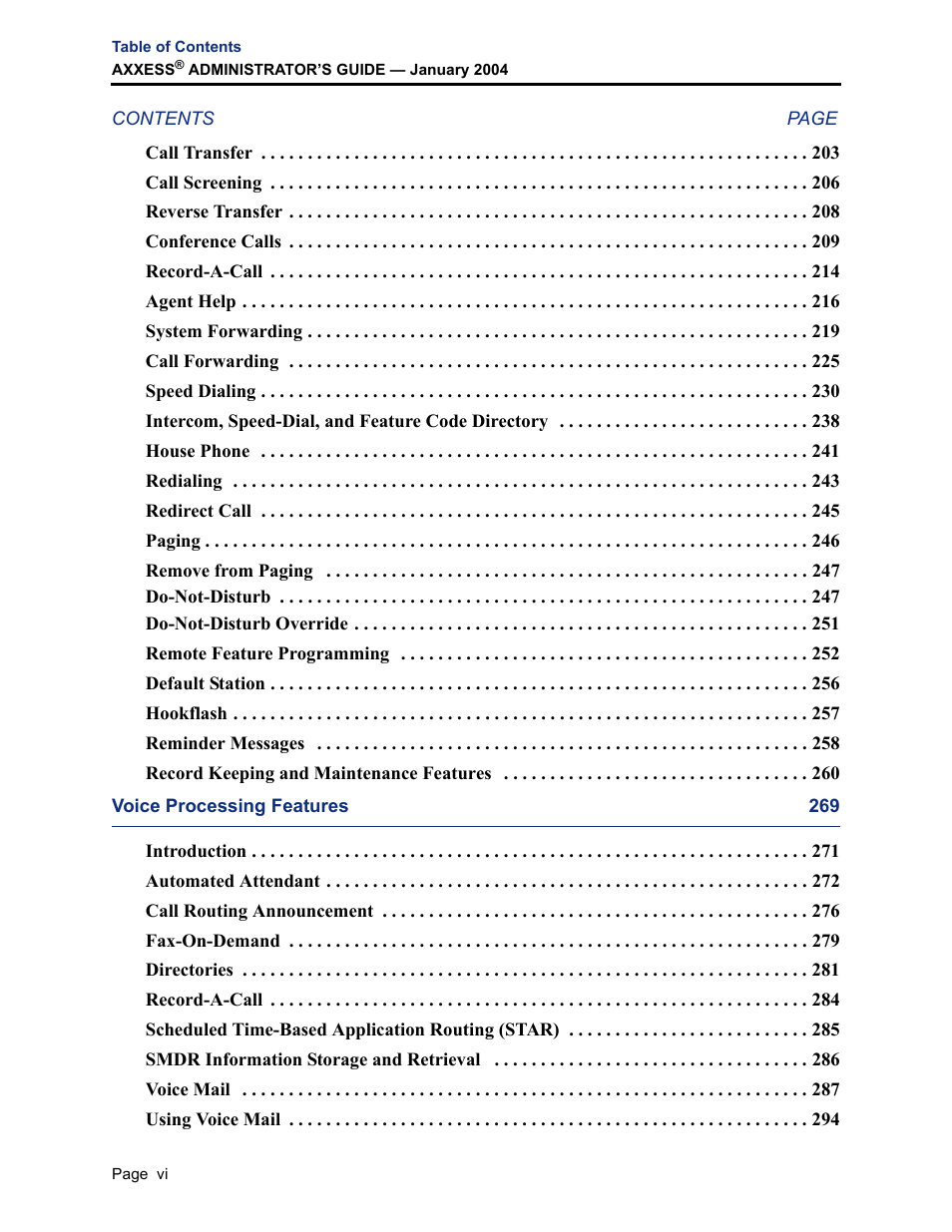 Inter-Tel Axxess User Manual | Page 10 / 342