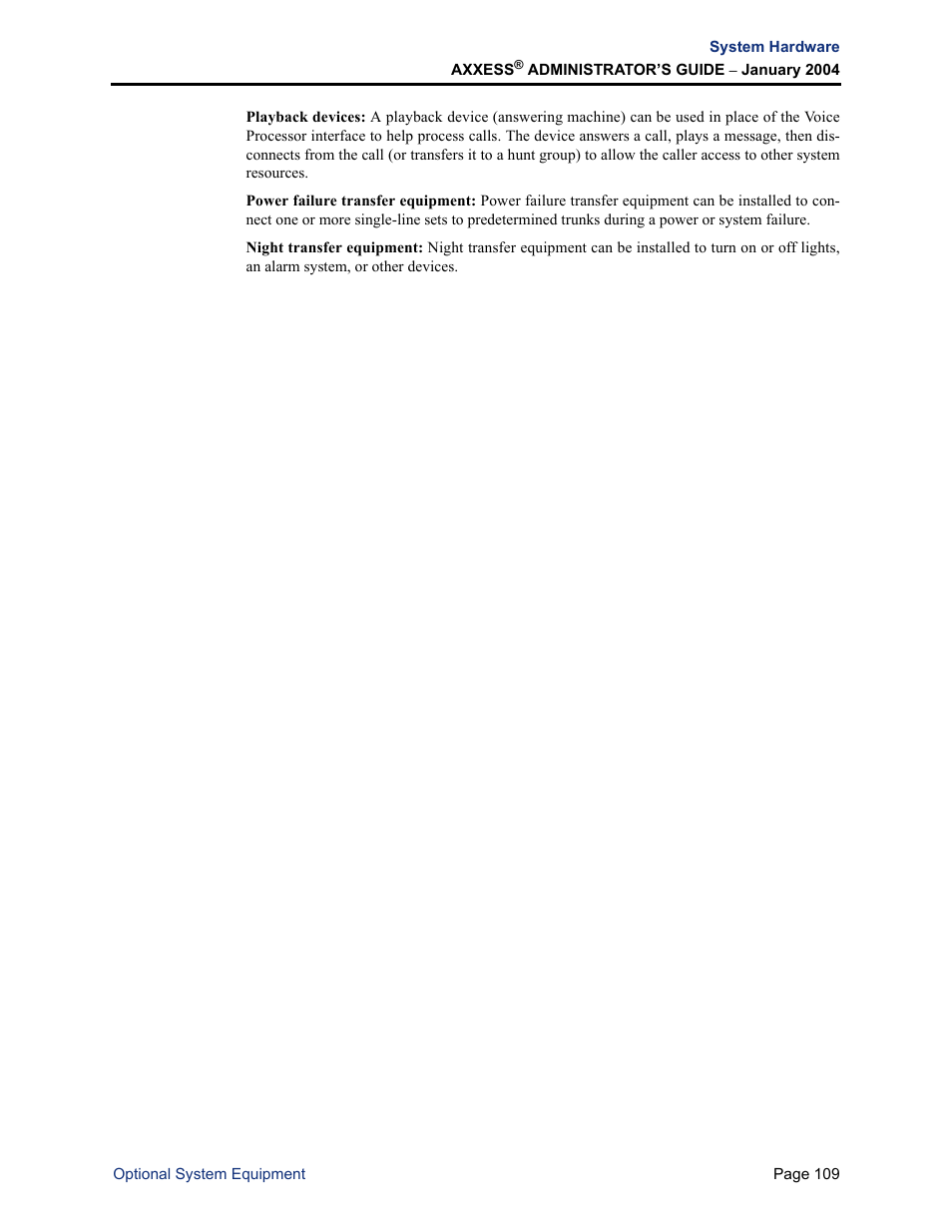 Inter-Tel Axxess User Manual | Page 125 / 342