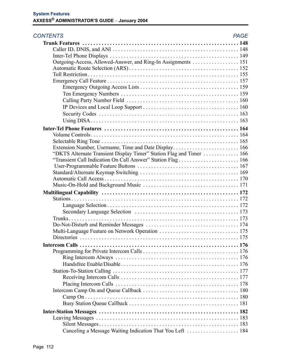 Inter-Tel Axxess User Manual | Page 128 / 342