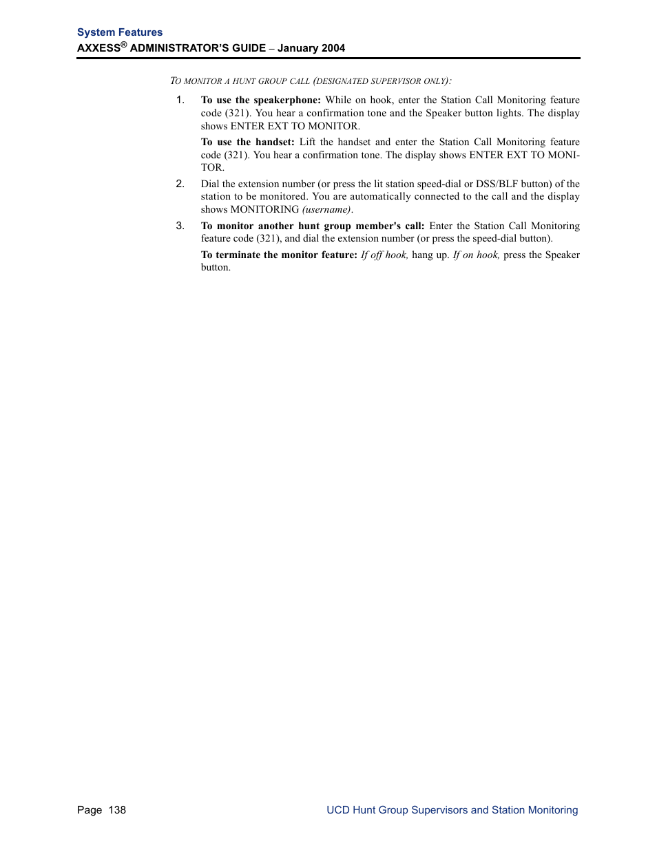 Inter-Tel Axxess User Manual | Page 154 / 342
