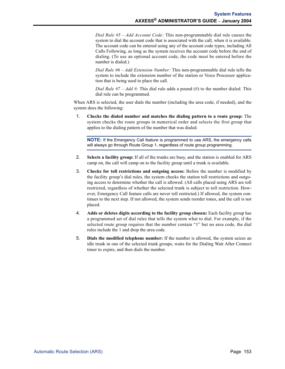 Inter-Tel Axxess User Manual | Page 169 / 342