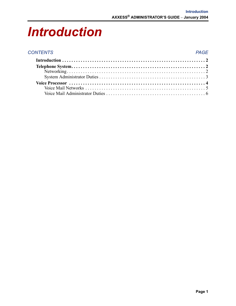 Introduction | Inter-Tel Axxess User Manual | Page 17 / 342