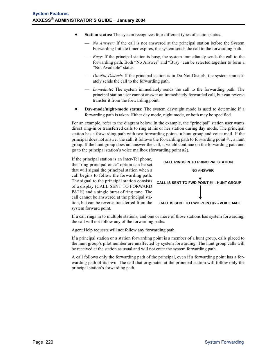 Inter-Tel Axxess User Manual | Page 236 / 342