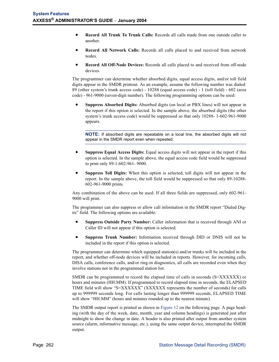 Inter-Tel Axxess User Manual | Page 278 / 342