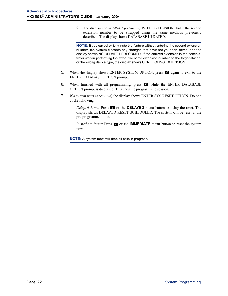 Inter-Tel Axxess User Manual | Page 38 / 342