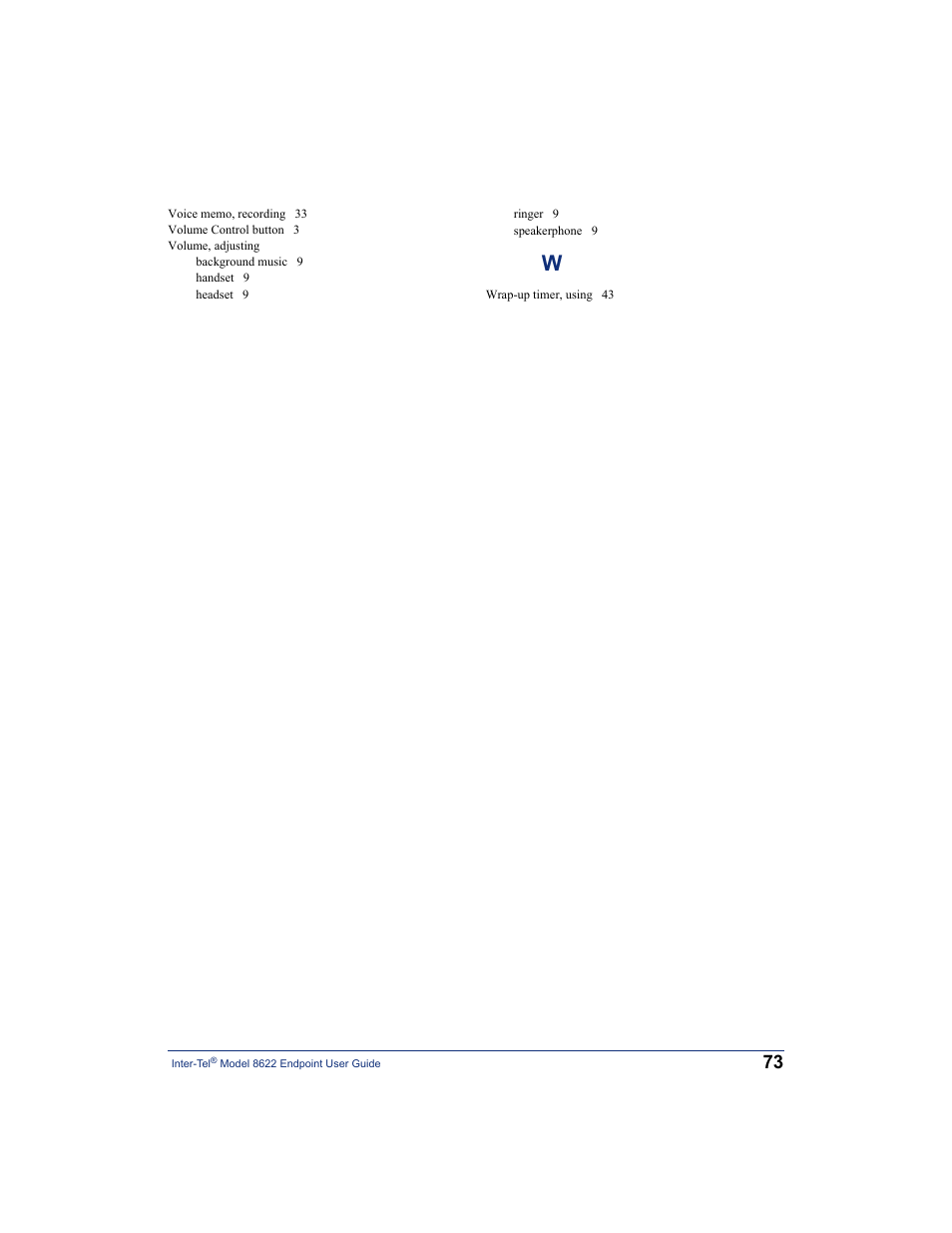Inter-Tel 8622 User Manual | Page 87 / 90