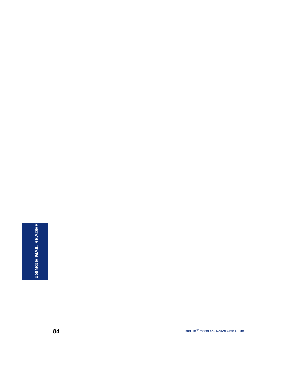 Inter-Tel USER GUIDE 8525 User Manual | Page 96 / 112