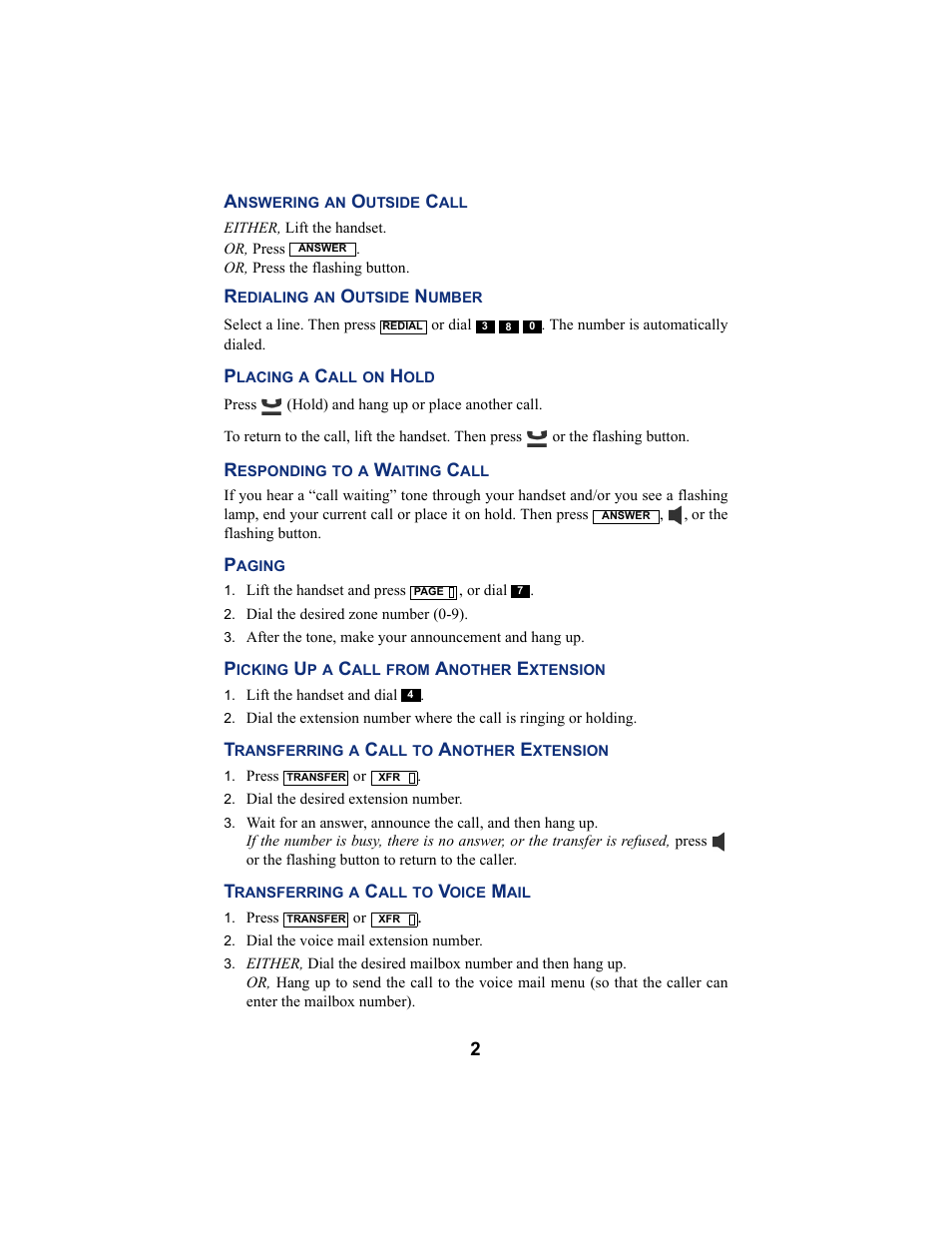 Inter-Tel AXXESS IP MODE 8620 User Manual | Page 4 / 88