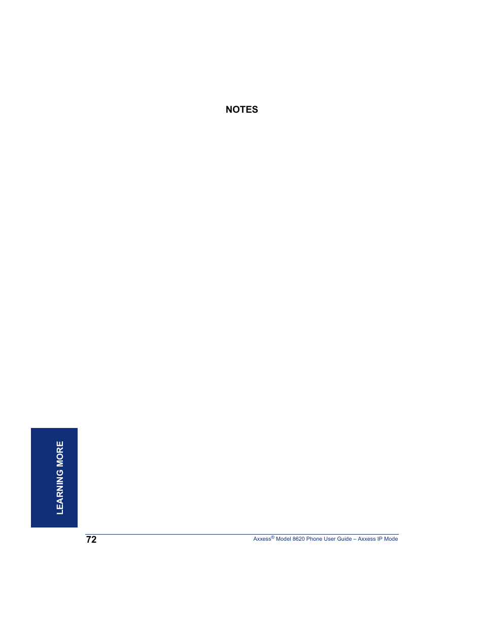 Inter-Tel AXXESS IP MODE 8620 User Manual | Page 82 / 88