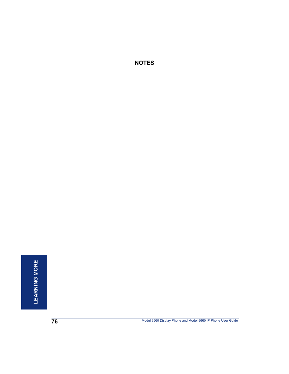 Inter-Tel AXXESS 8560 User Manual | Page 86 / 92
