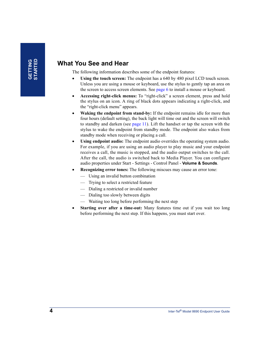 What you see and hear | Inter-Tel 8690 User Manual | Page 18 / 118
