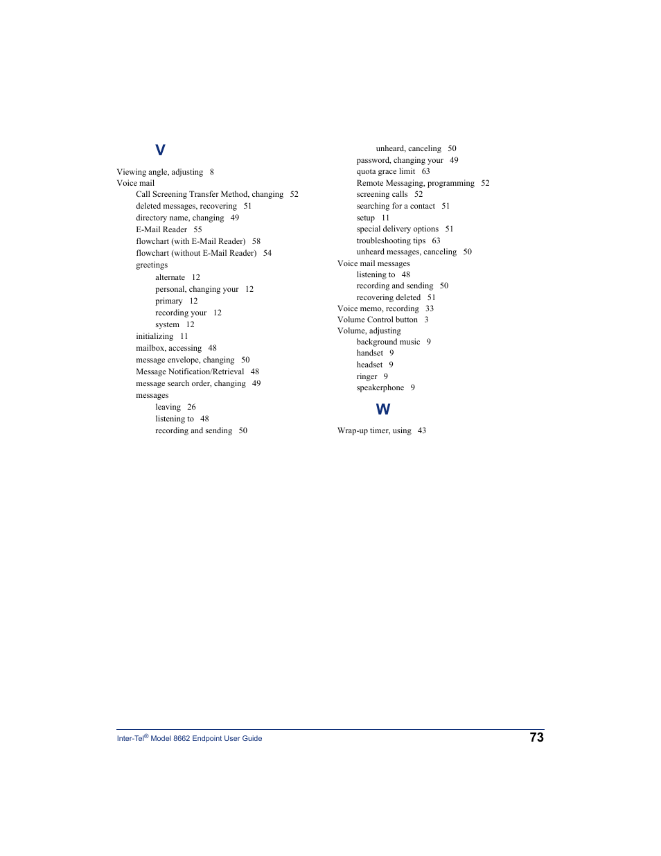 Inter-Tel 7000 8662 User Manual | Page 87 / 90