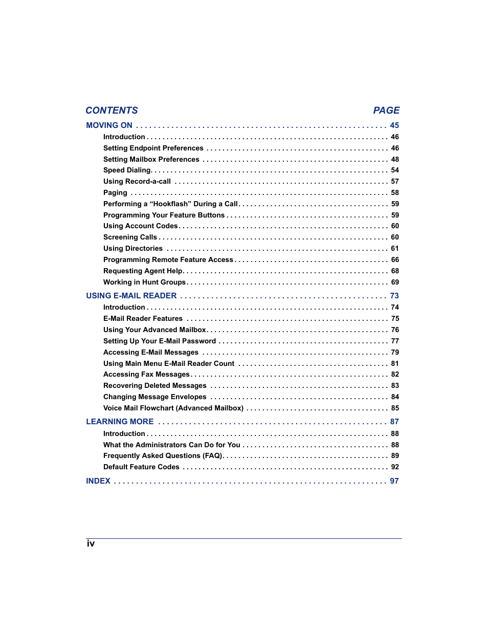 Inter-Tel 8526 User Manual | Page 12 / 114