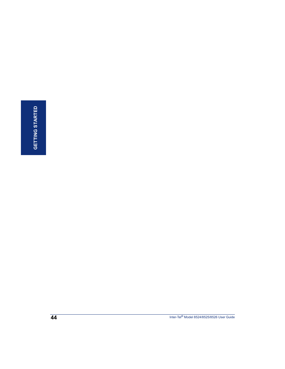 Inter-Tel 8526 User Manual | Page 56 / 114