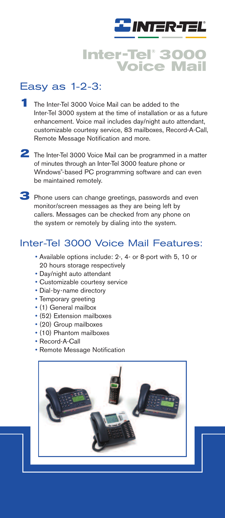 Inter-Tel 3000 User Manual | 2 pages
