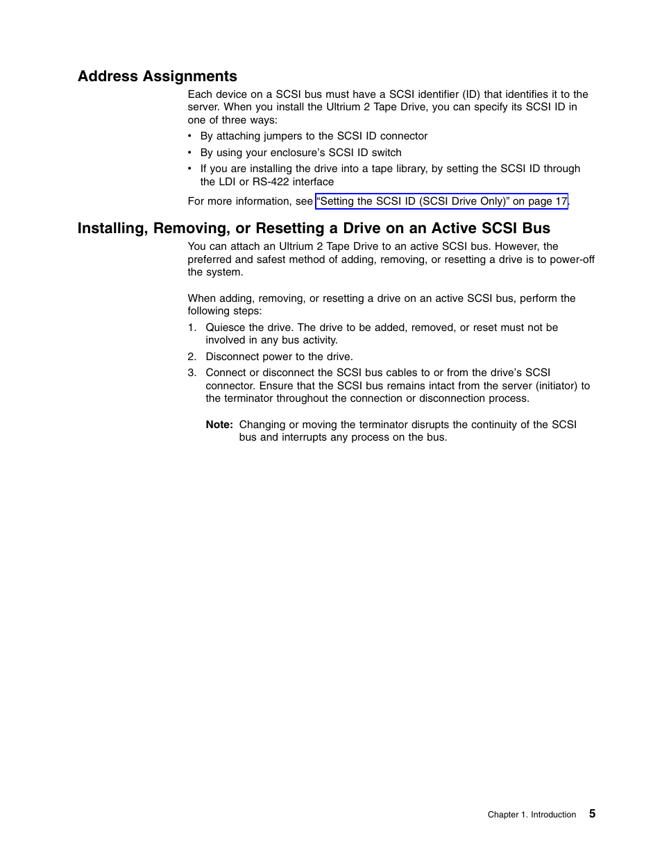 Address assignments | IBM Partner Pavilion T400F User Manual | Page 17 / 136