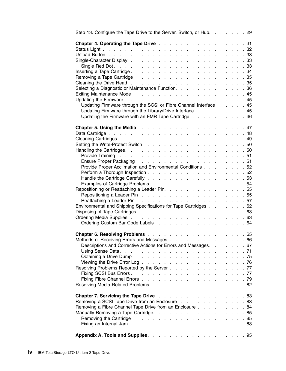 IBM Partner Pavilion T400F User Manual | Page 6 / 136