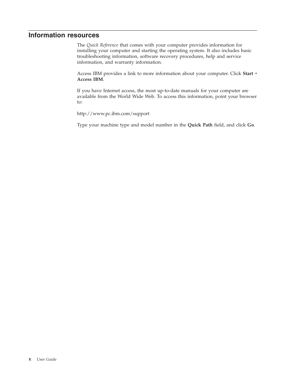 Information resources | IBM Partner Pavilion 6350 User Manual | Page 12 / 86
