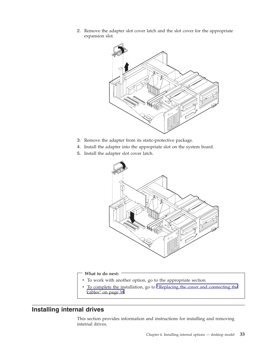 Installing internal drives | IBM Partner Pavilion 6350 User Manual | Page 45 / 86