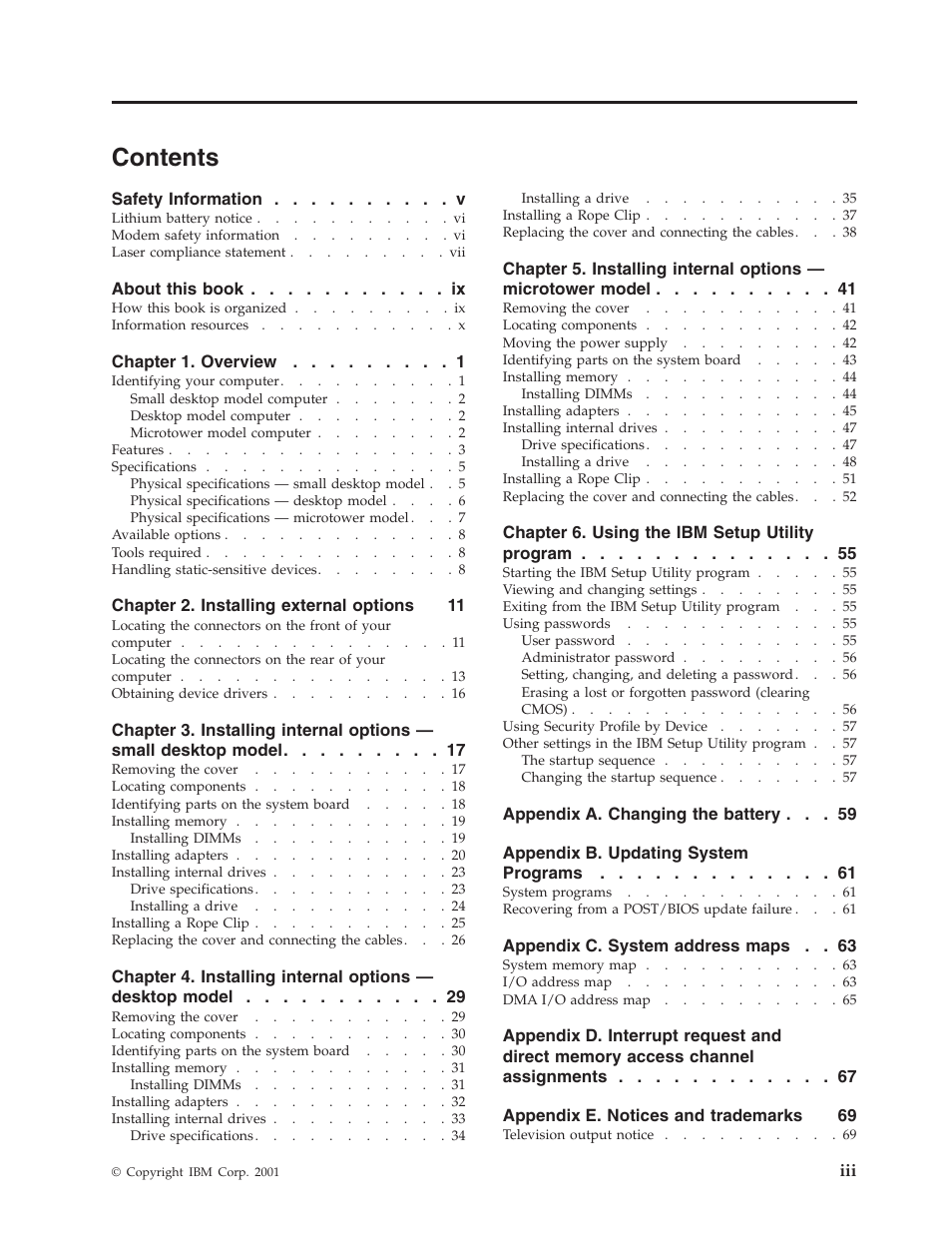 IBM Partner Pavilion 6350 User Manual | Page 5 / 86