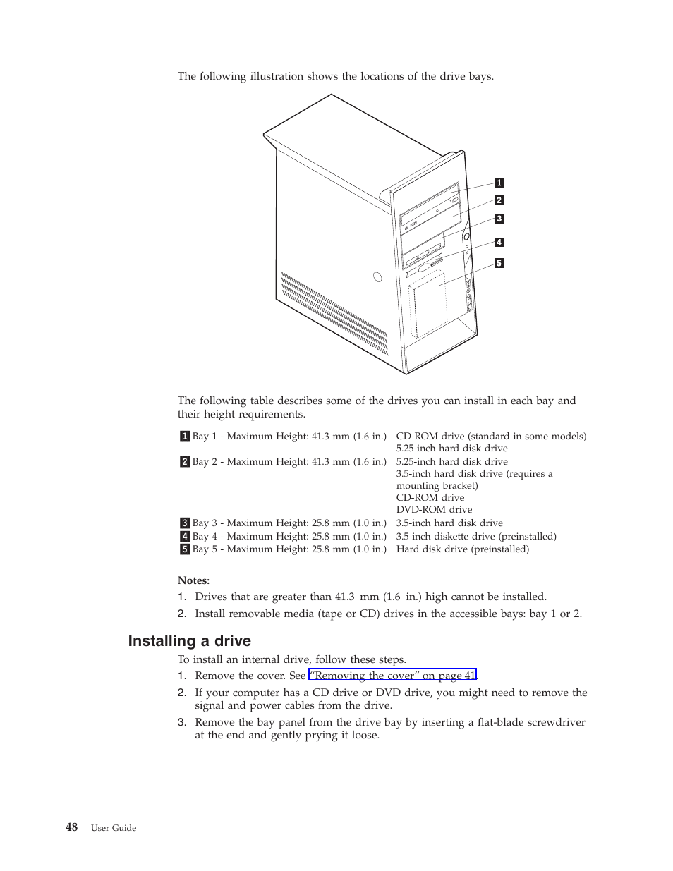 Installing a drive | IBM Partner Pavilion 6350 User Manual | Page 60 / 86