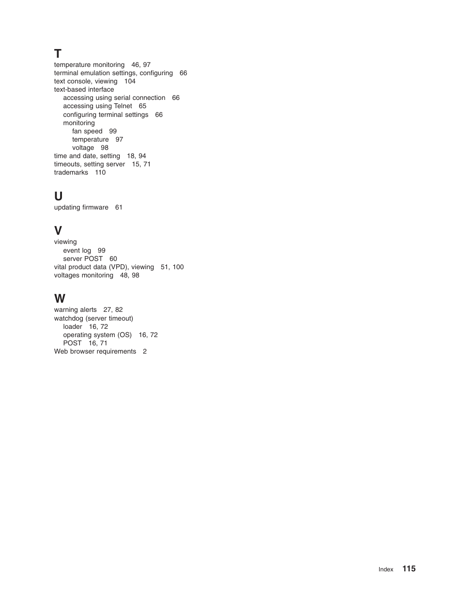 IBM Partner Pavilion Remote Supervisor Adapter User Manual | Page 121 / 124