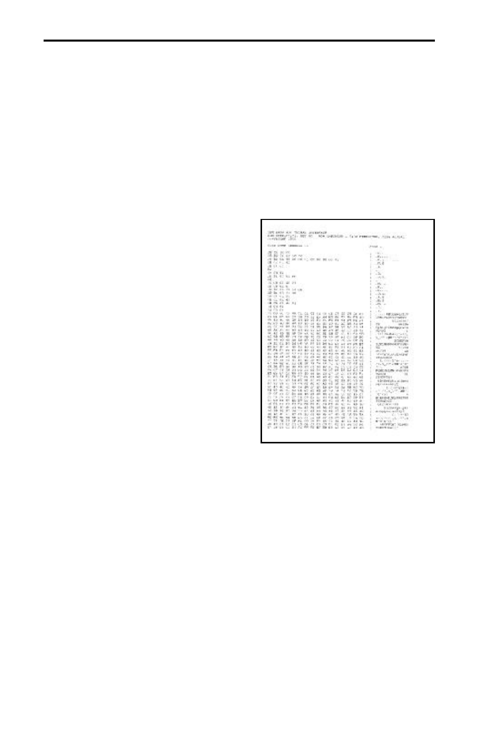 Code dump header | IBM Partner Pavilion 6400 User Manual | Page 53 / 110
