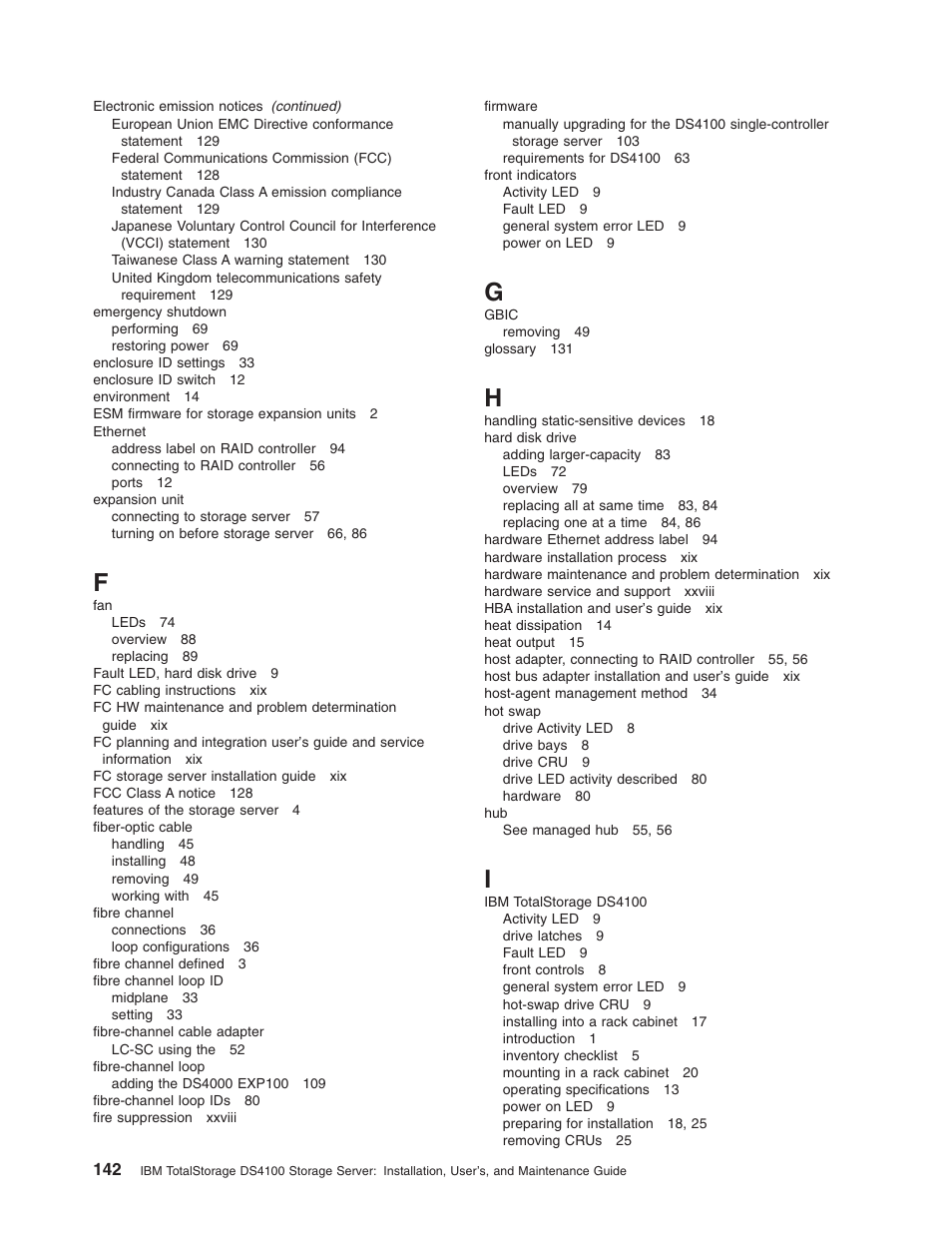 IBM Partner Pavilion DS4100 User Manual | Page 174 / 180