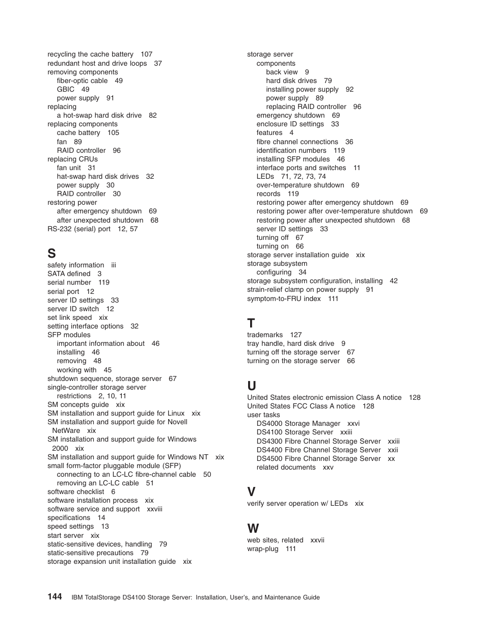 IBM Partner Pavilion DS4100 User Manual | Page 176 / 180