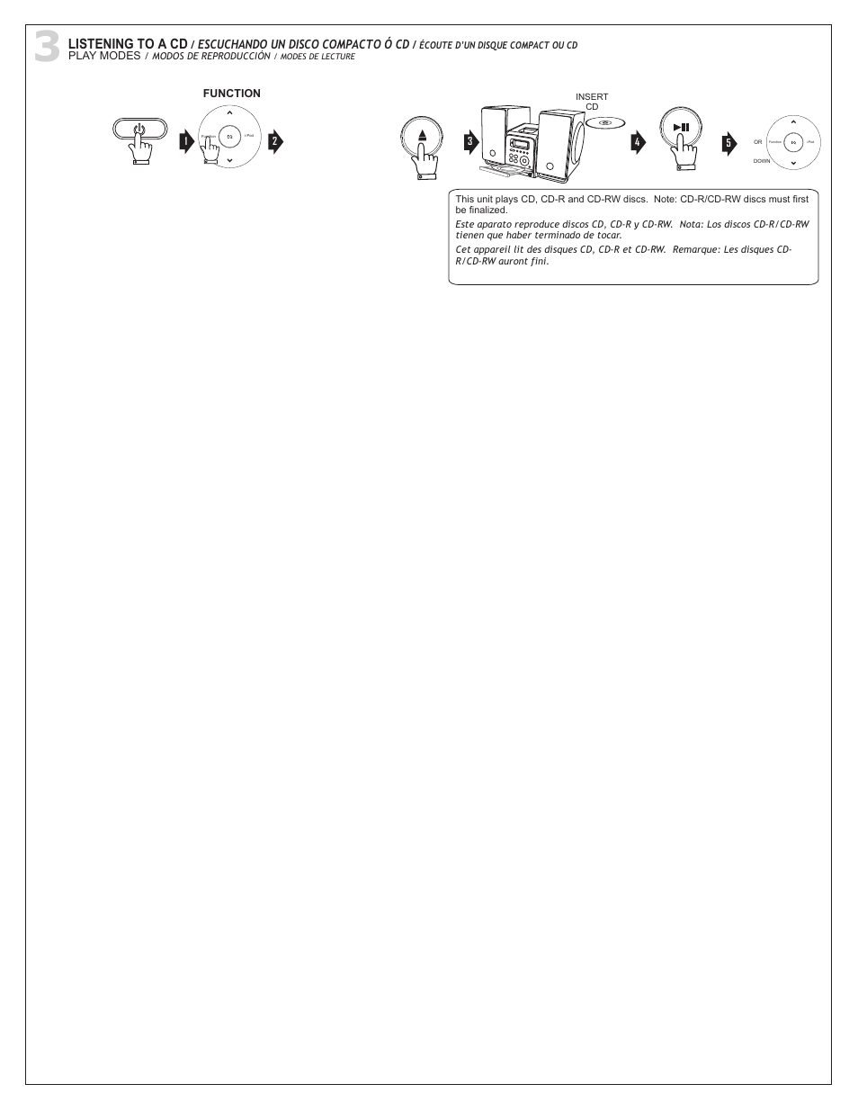 Listening to a cd | iLive iHMD8816DT-E1 User Manual | Page 6 / 11