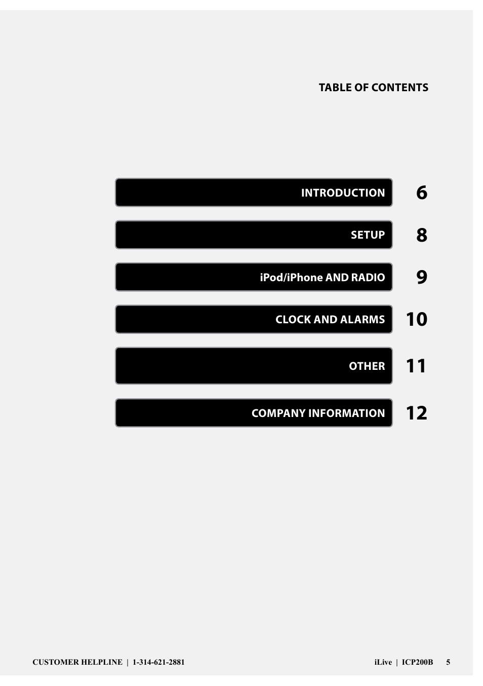 iLive ICP200B User Manual | Page 5 / 12