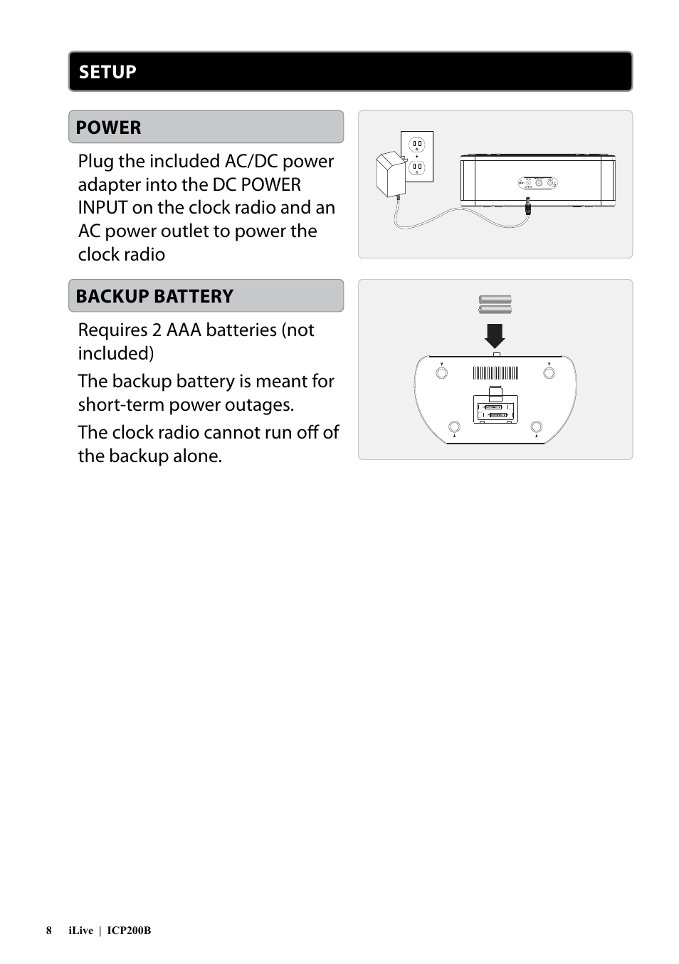 iLive ICP200B User Manual | Page 8 / 12