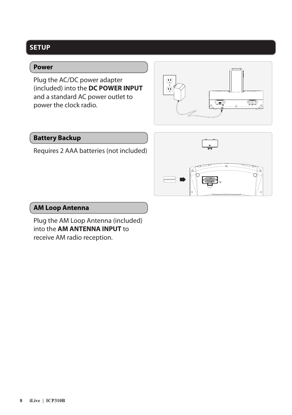 iLive ICP310B User Manual | Page 8 / 12