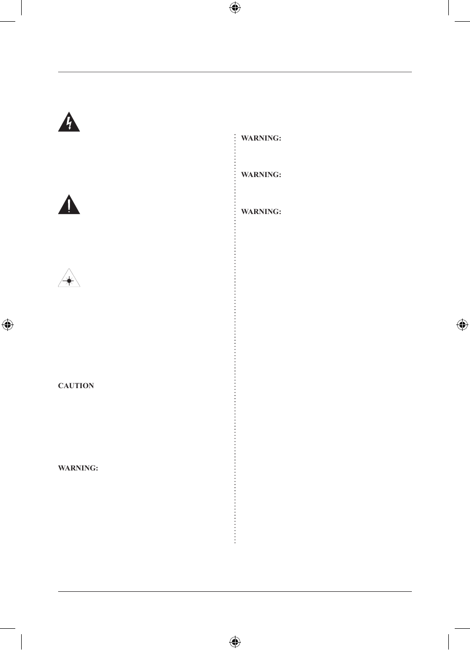 Warnings and precautions | iLive IJ608B User Manual | Page 2 / 24