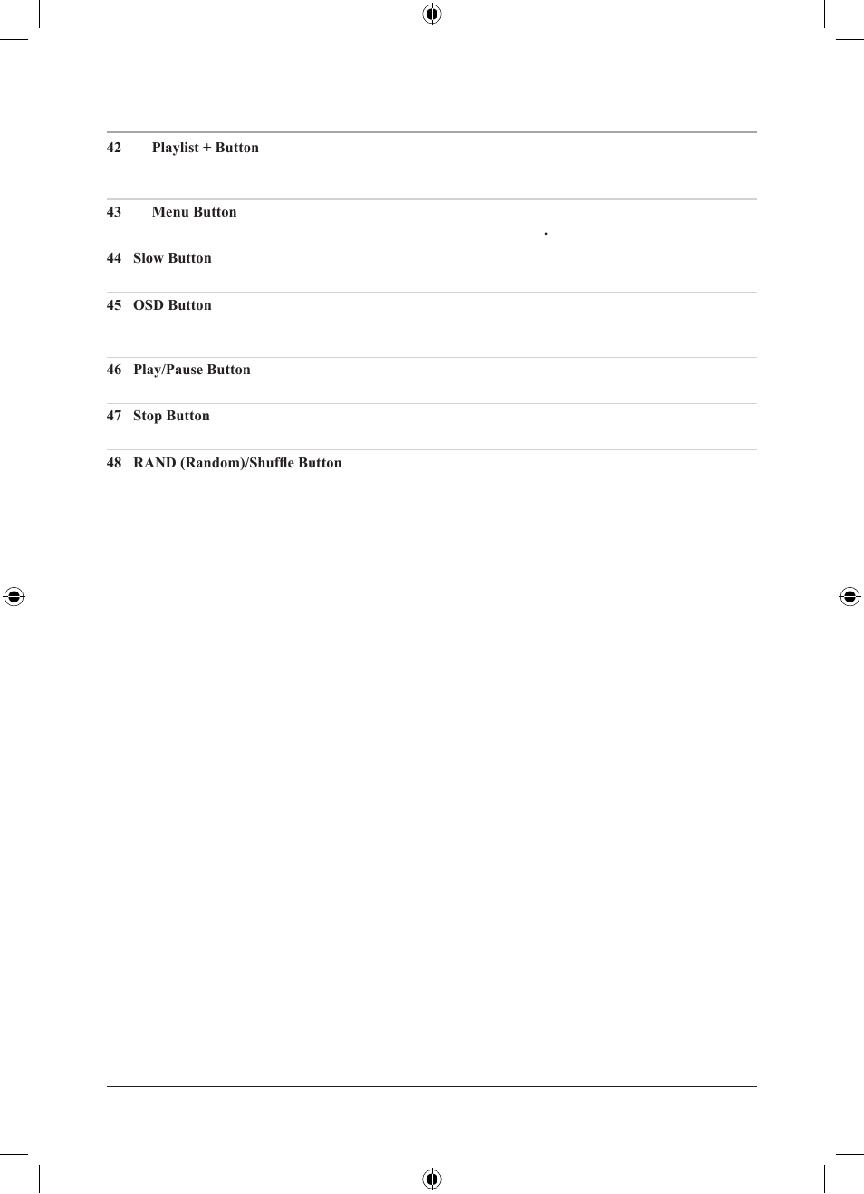 Control definitions: remote control | iLive IJ608B User Manual | Page 20 / 24