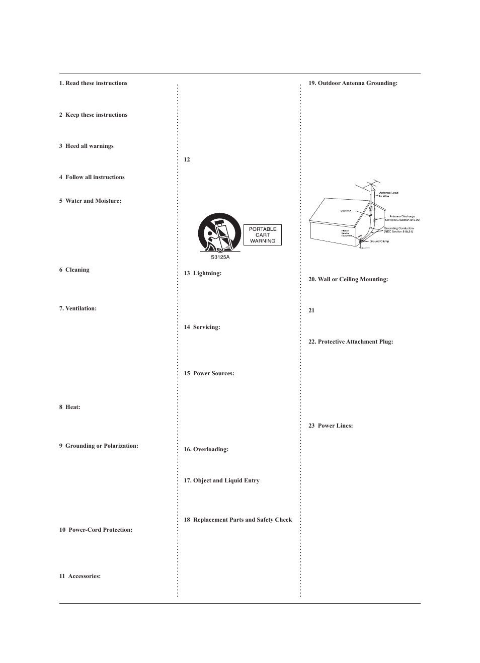 Important safety instructions | iLive IJ608B User Manual | Page 3 / 24