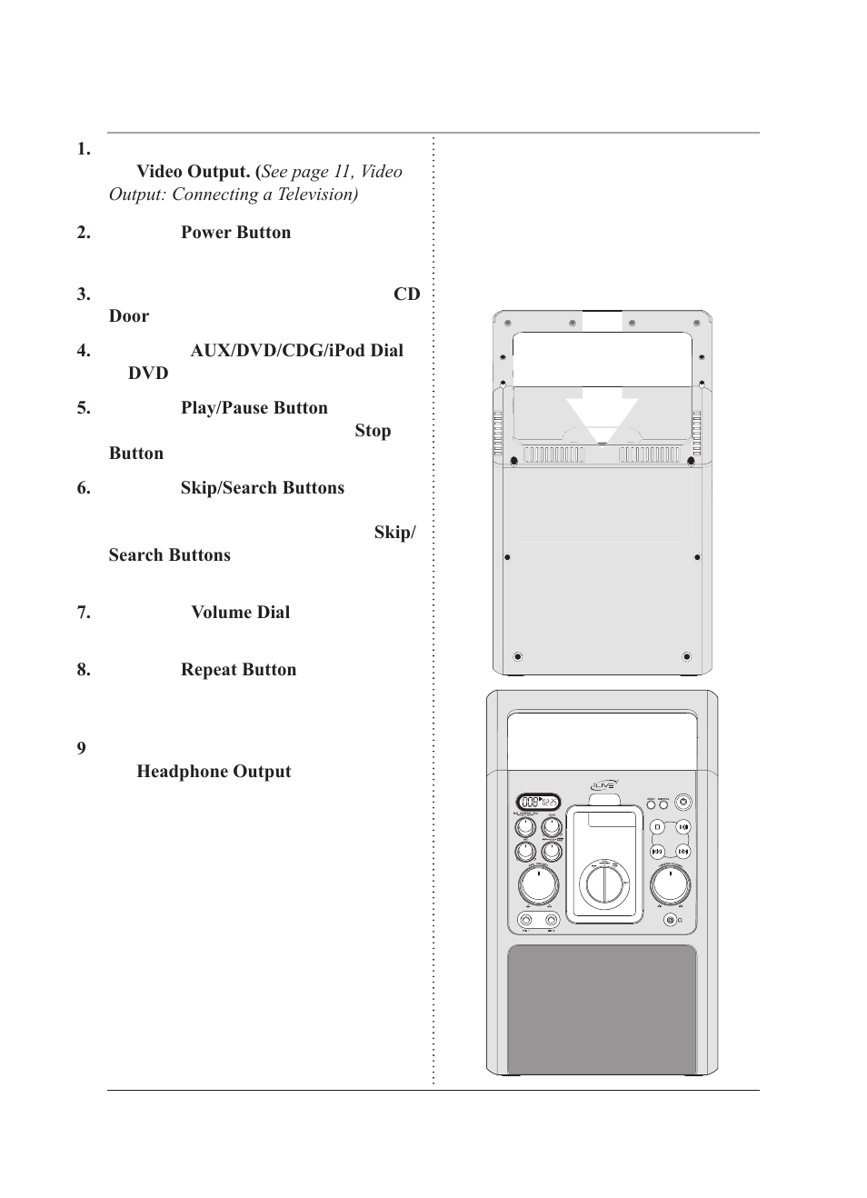 Playing a dvd movie | iLive IJ608B User Manual | Page 9 / 24